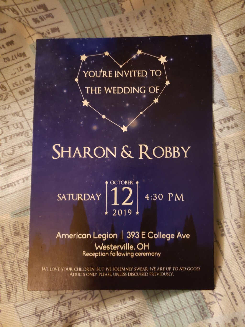 An October Wedding